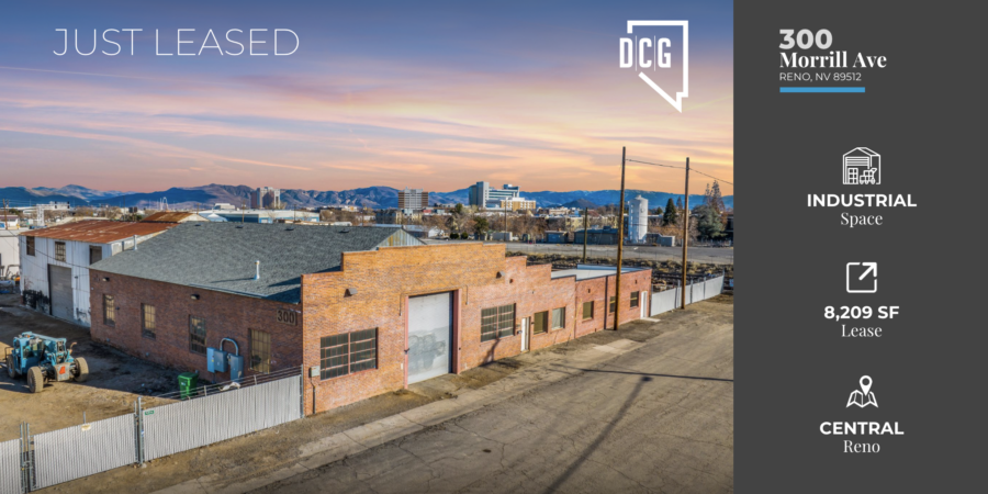 DCG’s Travis Hansen, Represents Landlord in 8,209 SF Industrial Lease near Downtown Reno